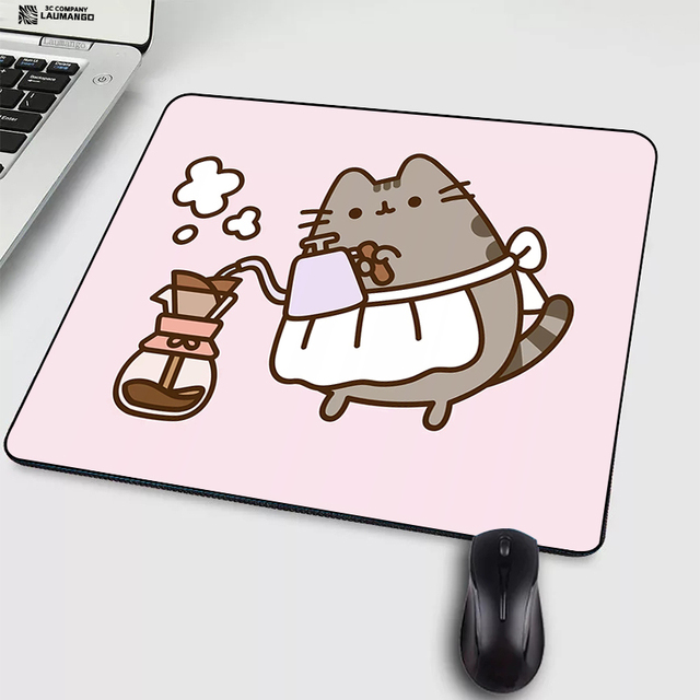 Cat Cartoon Mouse Pad Anime Mausepad PC Gamer Cabinet Tapis De Souris Varmilo Keyboard Gaming Accessories Laptop Mousepad