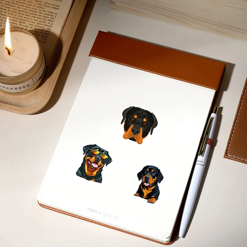 50pc The Rottweiler series Cartoon Cute Graffiti Stickers Suitcase Laptop Guitar Skateboard Personalized Decoration Stickers anime stickers diy poster sticker