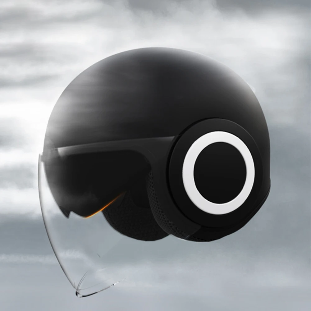 오픈 페이스 헬멧, 듀얼 렌즈 선 바이저를 갖춘 자전거/스쿠터/오토바이/ATV/UTV용 헬멧, 따뜻한 하프 헬멧