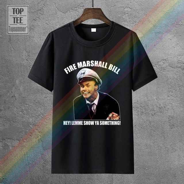In Living Color Fire Marshall Bill Funny T Shirt O Neck Personality Fashion Shirts Men Short Sleeves Shirt - AliExpress