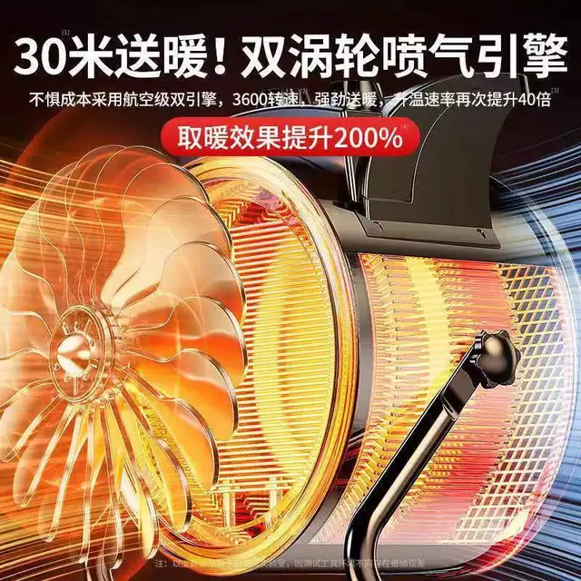 Portable Garage Heater Outdoor Patio Heater 3s Fast Heat Space Heater with 3Modes Thermostat with Overheat Protection Outdoor 6