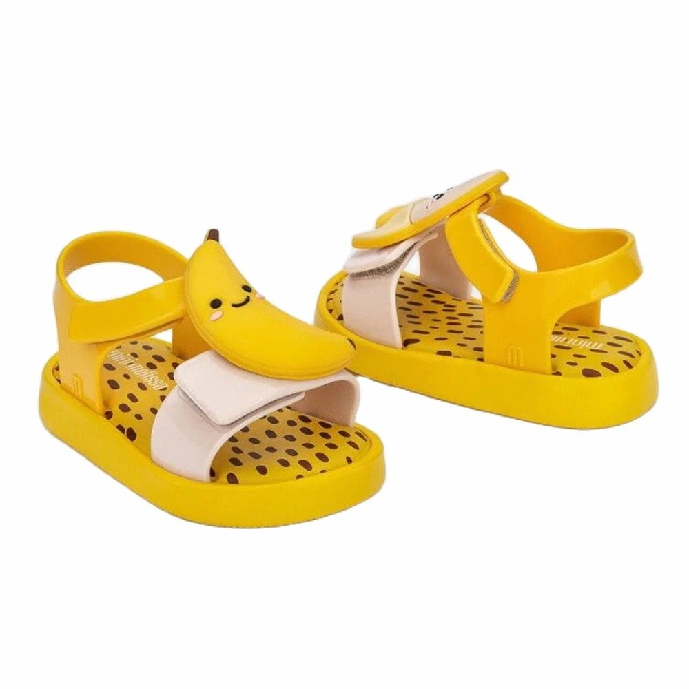 Sandalias Mini Melissa para niña, zapatos de gelatina, plátano, naranja, a la moda, suaves, para playa, 2022, HMI080| | - AliExpress