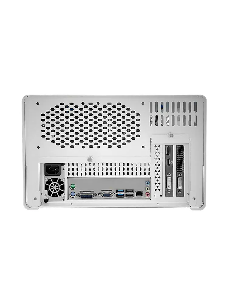 NAS 섀시 미니 컴퓨터 미니 호스트, 소형 1U 전원 공급 장치, ITX 전체 높이 PCIe 데스크탑 섀시, 5 베이