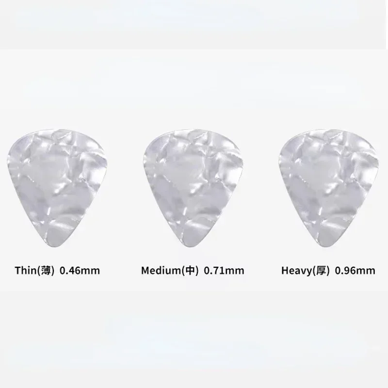 5pcs/set Acoustic Guitar Picks Plectrums Thumb Picks Plastic Electric Part Guitar Pick Pick Bass