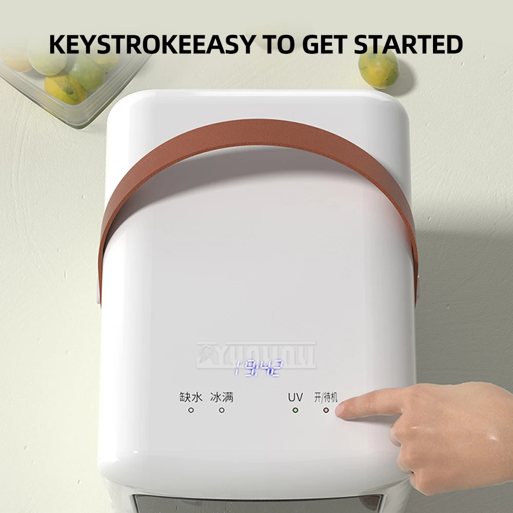 Automatic Ice Machine Large Capacity Desktop Ice Maker Machine with Self-Cleaning Function Kostkarka Dla Lodu