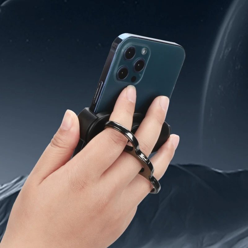 360도 회전 링 폰 홀더, 접이식 탈부착 데스크탑 스탠드, 수평 및 수직 사용을 위한 각도 조절 기능 포함, 2025 2026