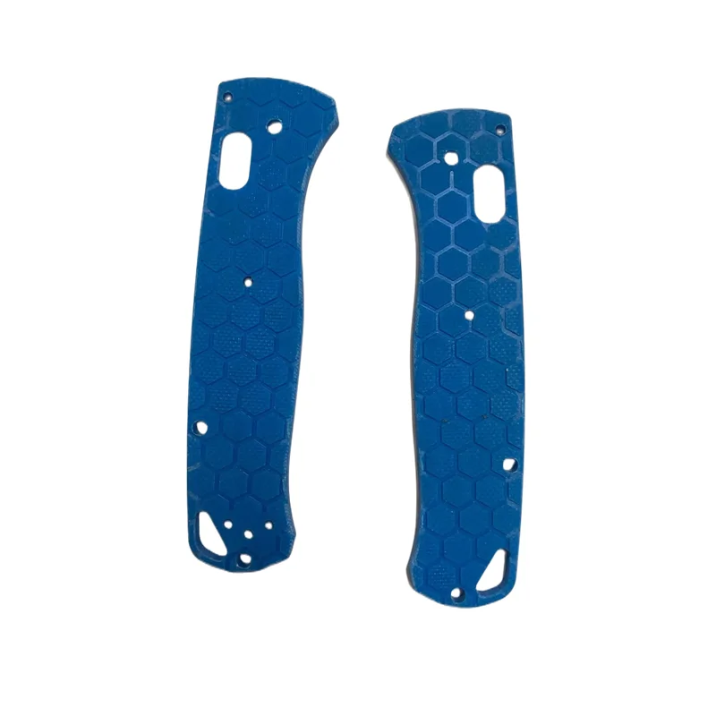 1 Pair G10 Material Blue Stria Knife Handle Scale Patches for Benchmade Bugout 535