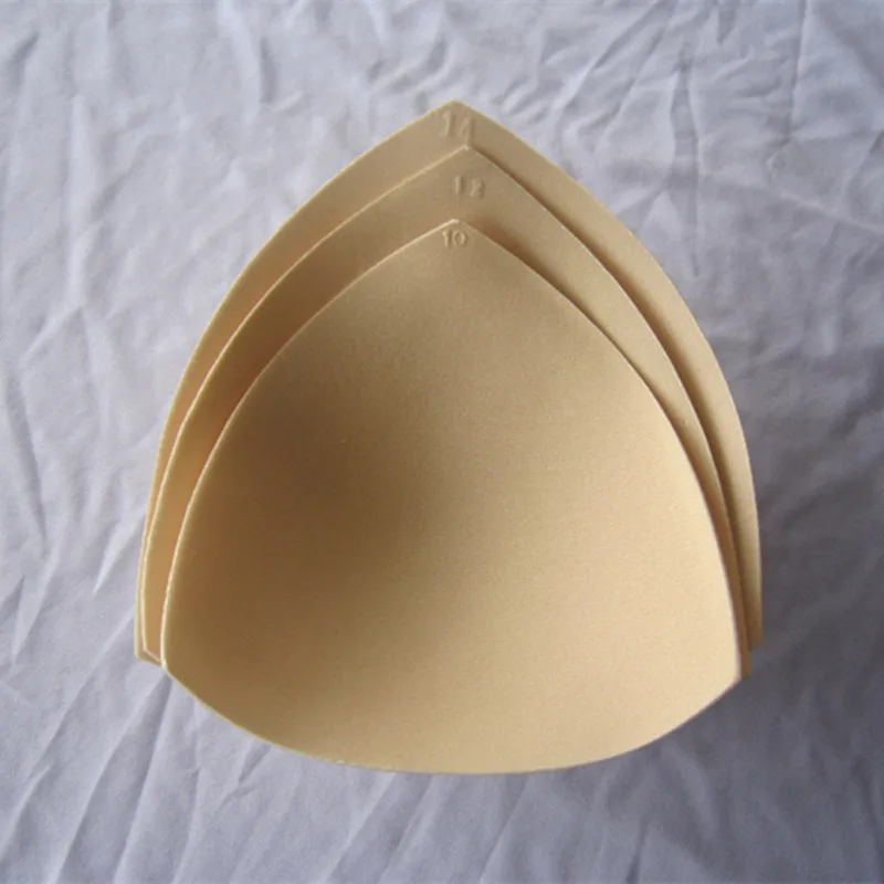 Bra pads inserts Swimsuit Padding Inserts Women Clothes Accessories Foam Triangle Sponge Pads Chest Cups Breast Bra Bikini Inserts Chest Pad
