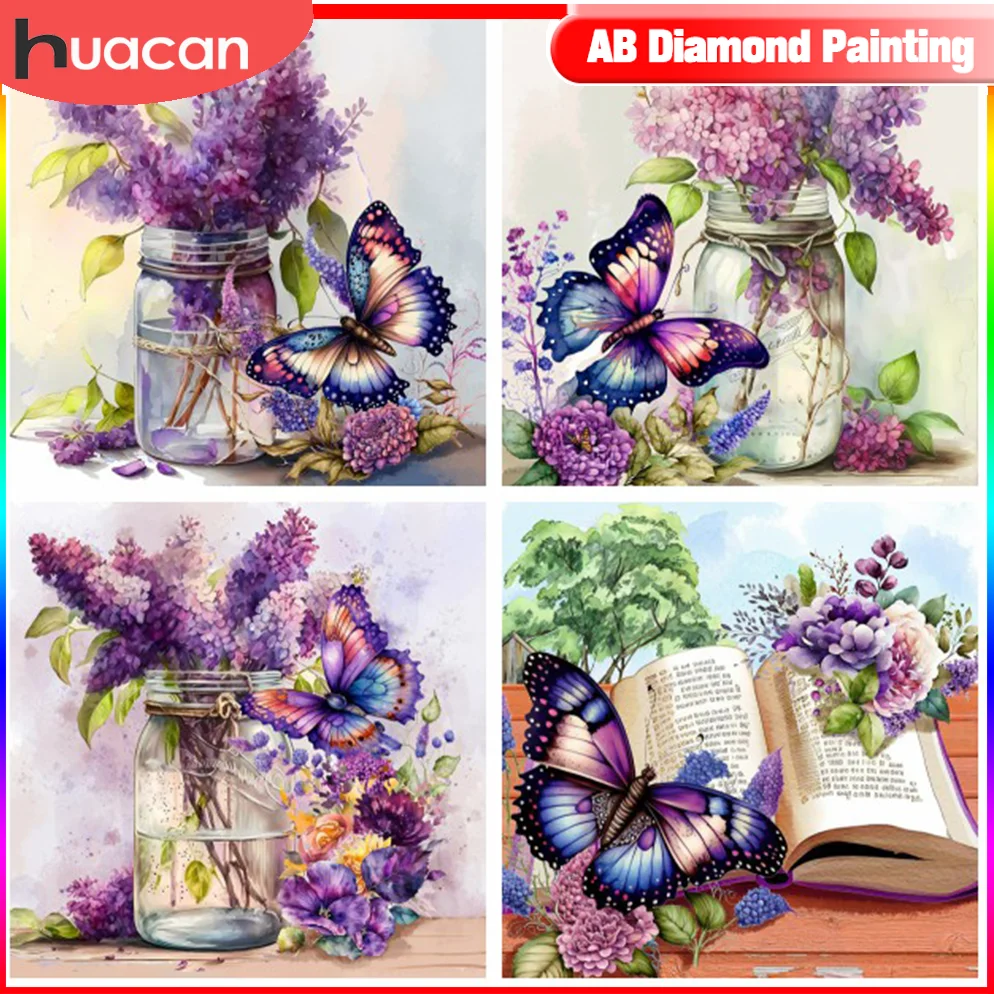 Huacan Peinture Diamant 12 Pcs Mini Peinture La Porte, Broderie Diamant Père Noël, Artisanat Point de Croix pour Adultes, Décoration Intérieur