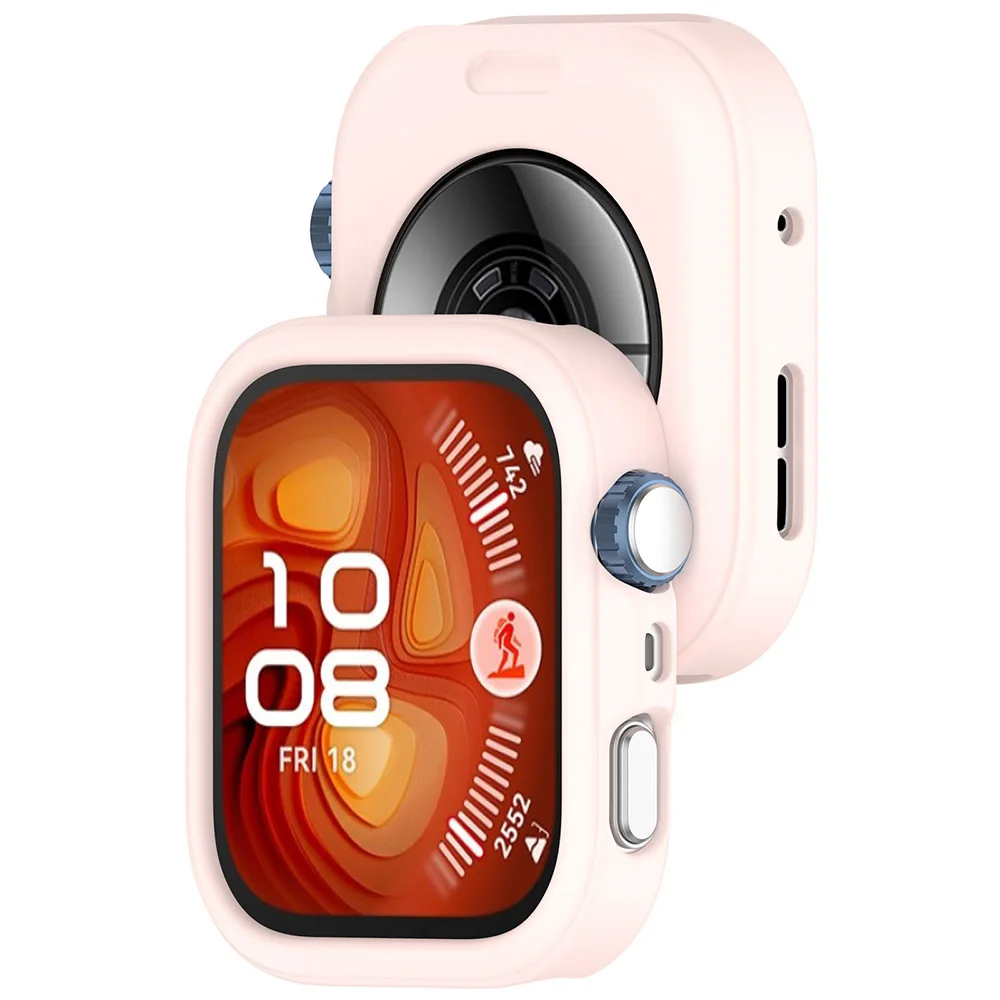 Durable Silicone Protective Case for Smartwatch with Screen Protector