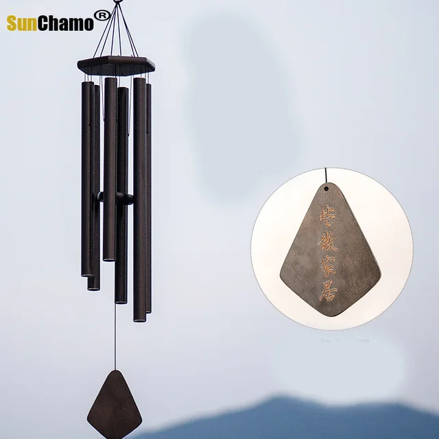 Hot Selling Solid Wood Advanced Music Wind Bell Pendant Door