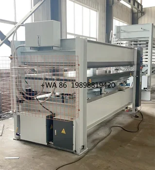 120t wood veneer hydraulic automatic hpl door flooring laminating melamine hot oil heating press pressing molding machine