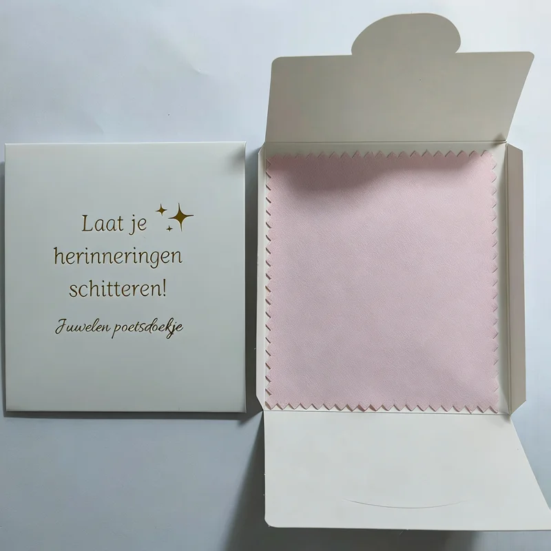 맞춤형 로고 무료 봉투 포장 8X8CM 실버 골드 광택 보석 천 클리너 닦는 광택 마이크로 화이버 스웨이드 패브릭 천