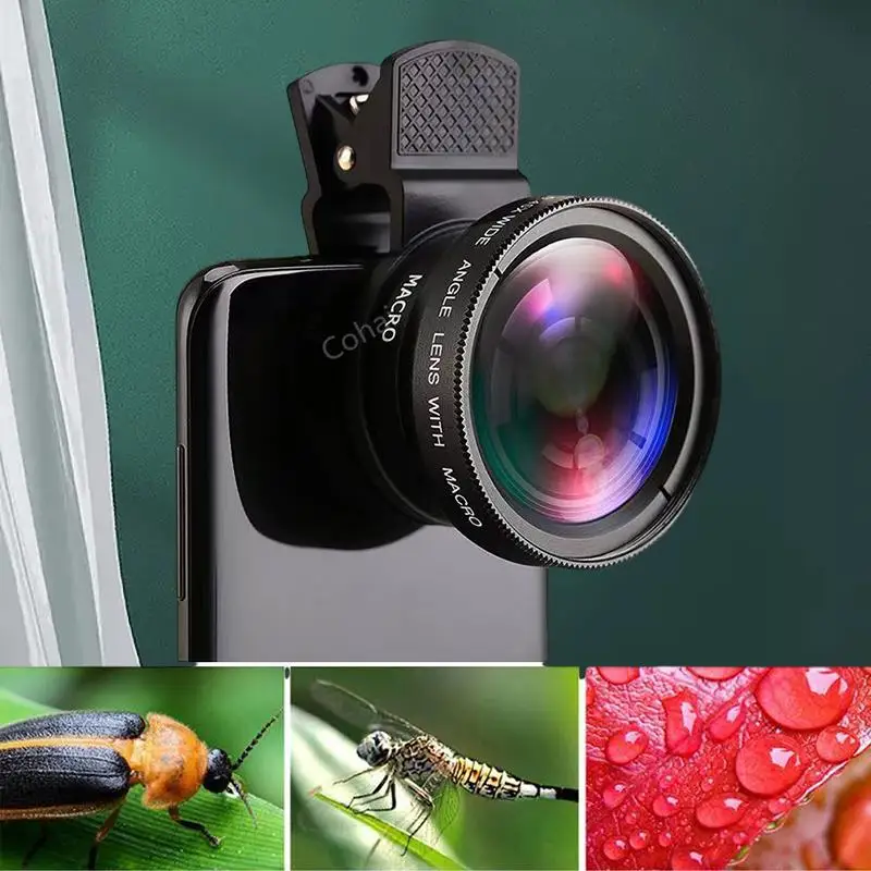 

Capture Every Detail with the 0.45x Super Wide Angle and 12.5x Macro Mobile Phone Lens - The Ultimate Photography Accessory