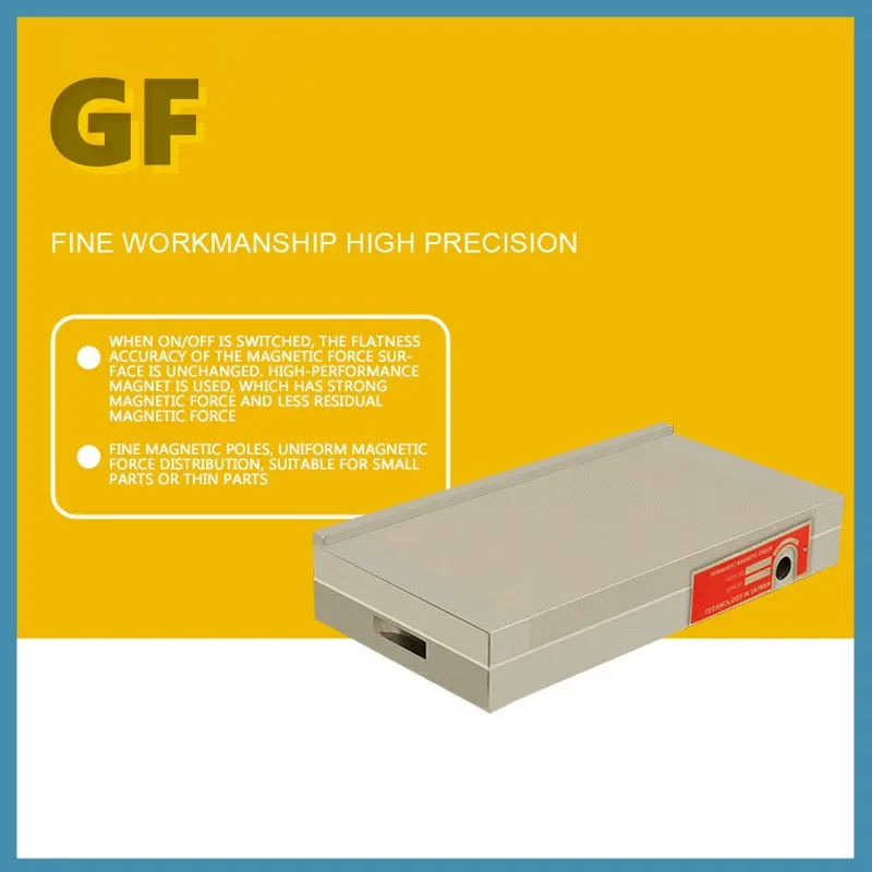 Brass Magnetic Chuck 70*150mm Tools Fine Pole Permanent Magnetic Chuck Powerful Rectangular Chuck for Grinding Machine 3