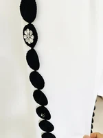 HIGH STREET Newest 2026 Designer Fashion Women's Short Sleeve Embroidery Beaded Jumpsuit - Image 5