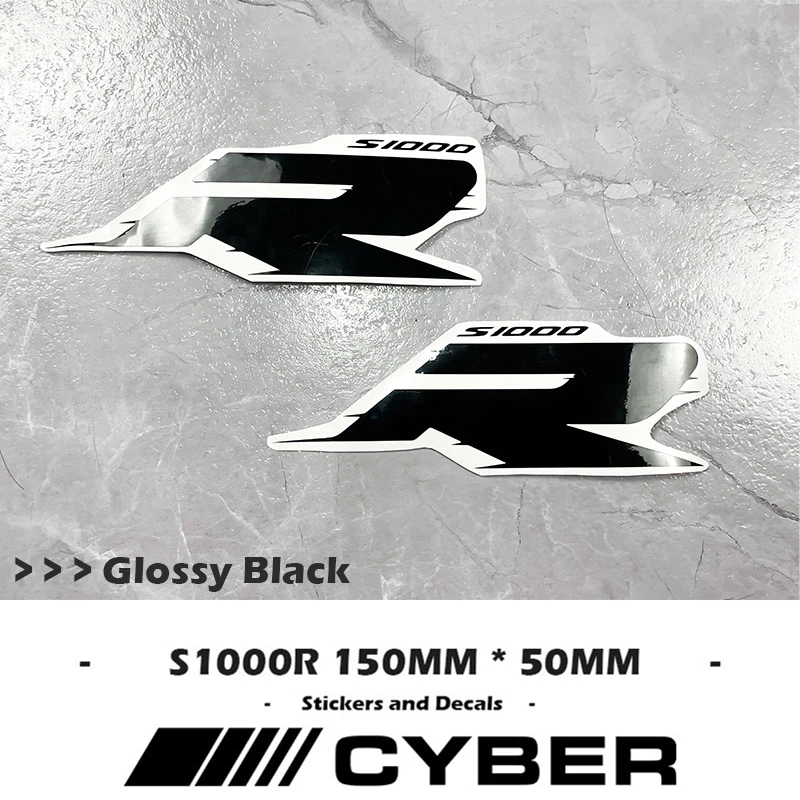 

S1000R 150MM*50MM A Pair For BMW S1000R 2X Motorcycle Fairing Shell Head Sticker Decal Customized in Multiple Colors