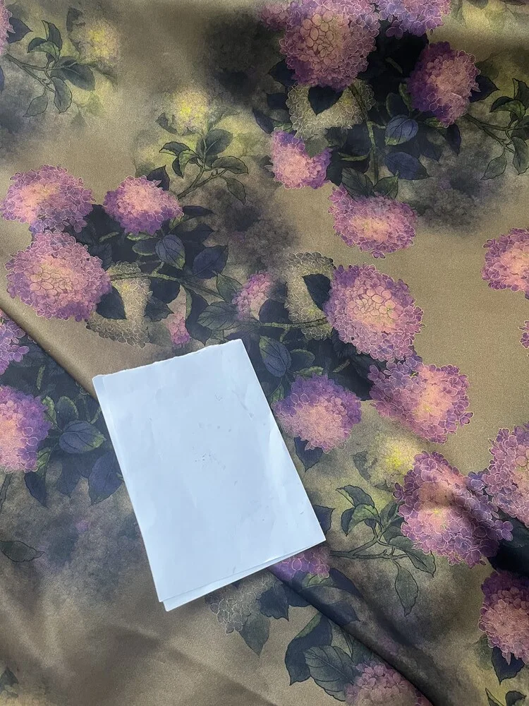 HighQualityChineseStyle40momme6AXiangyunYarnRealSilkFabric