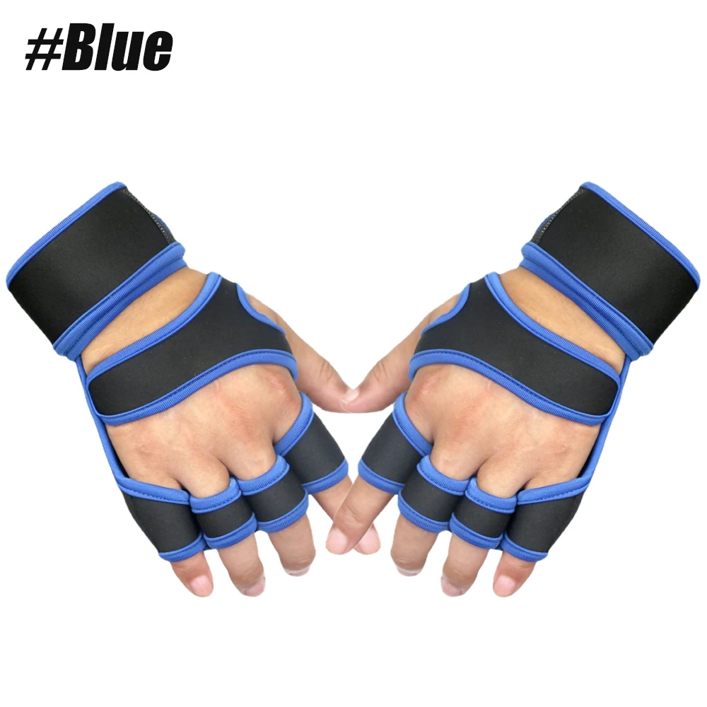 Description Picture 6 of item1Pair Cross Training Gloves with Wrist Support for WODs, Gym Workout, Weightlifting and Fitness, Strong Grip for Men & Women