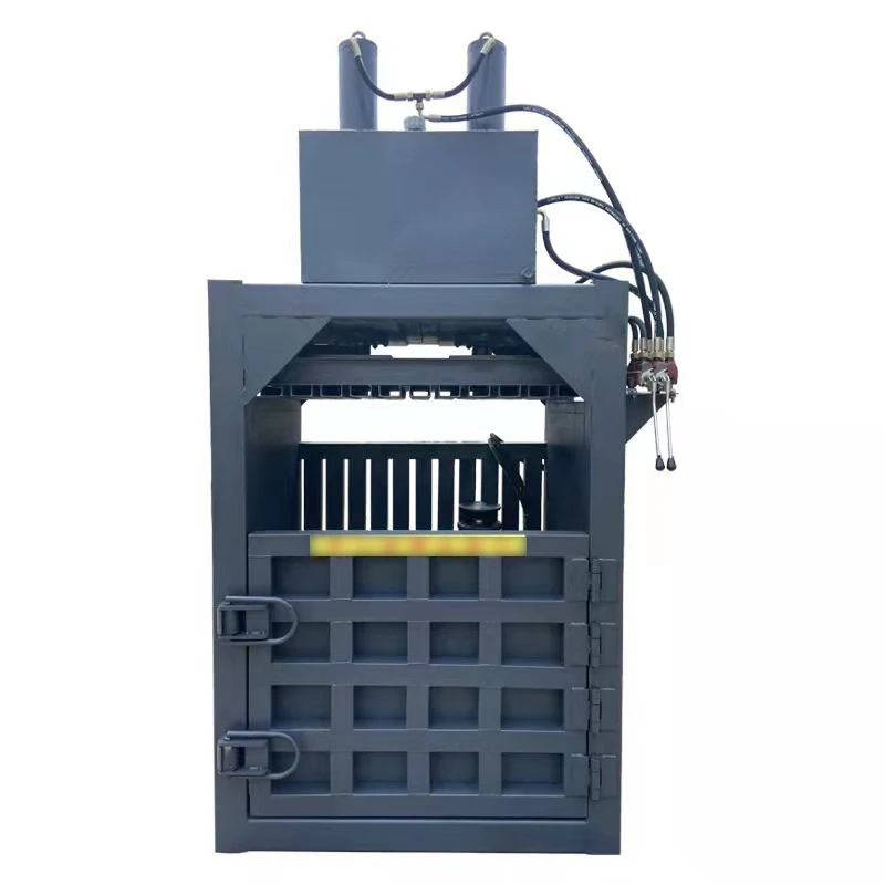 Waste Paper Hydraulic Baler Mineral Water Plastic Bottle Baler Waste Paper Box Small Vertical Hydraulic