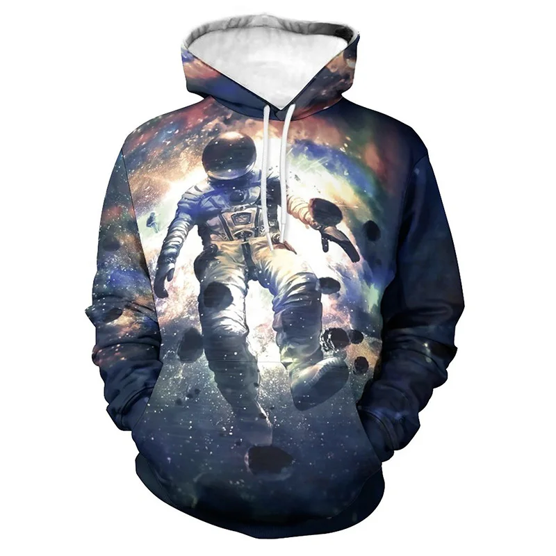 thumbnail image 1 of Sudadera con capucha de astronauta del espacio del universo para hombre, sudaderas casuales de manga larga con estampado completo, sudaderas con capucha de talla grande para hombre, ropa de calle para, 1 of 5