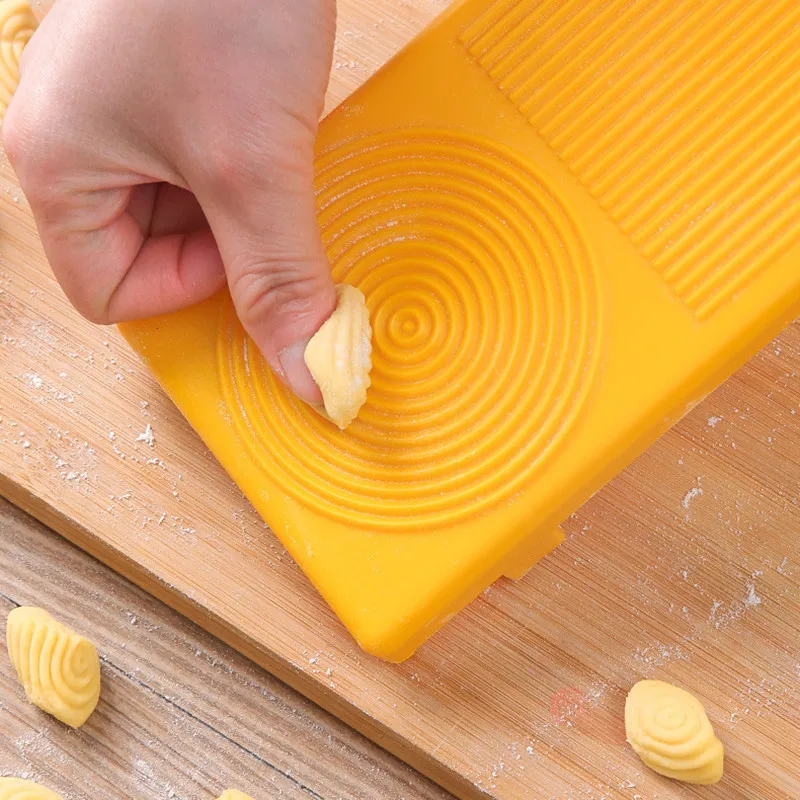 3PCS Spaghetti Macaroni Pasta Board Practical Pastry Rolling Pin Making Kitchen Cooking Wave Pattern Gnocchi Tools Pasta Cutter