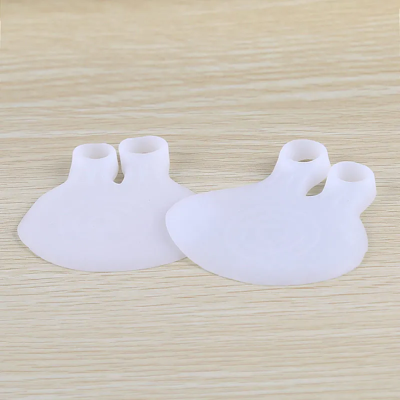 Toe Spreader 2pcs Gel Forefoot Metatarsal Toe Silicone Cushion Orthotics Pad