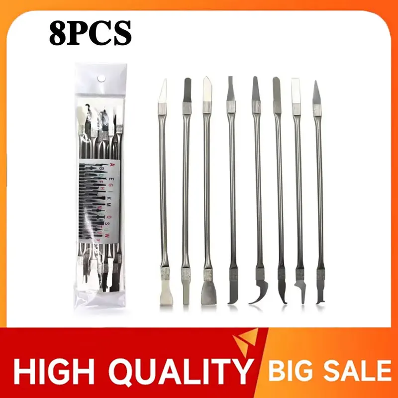 Phone Repair Tools 8pcs CPU IC Glue Remover C Chip Repair Thin Blades For Mobile Phone Computer