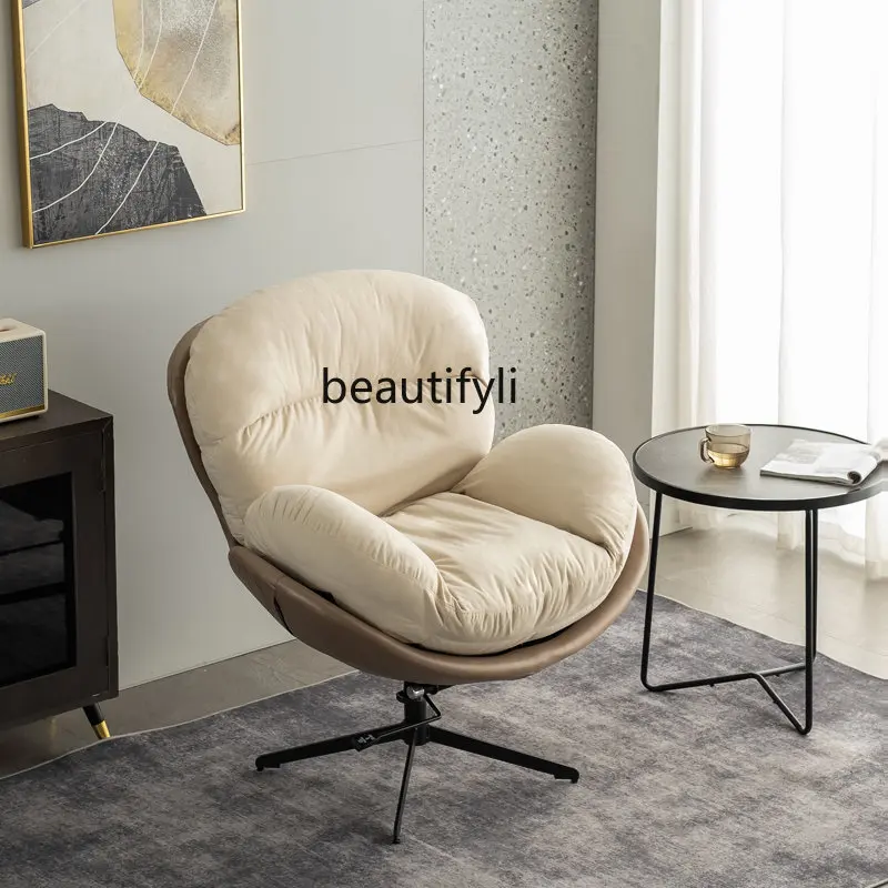 

Роскошное вращающееся кресло zqNordic светильник, кресло для гостиной, спальни, для отдыха дома, кресло с одной спинкой, кресло для чтения для взрослых