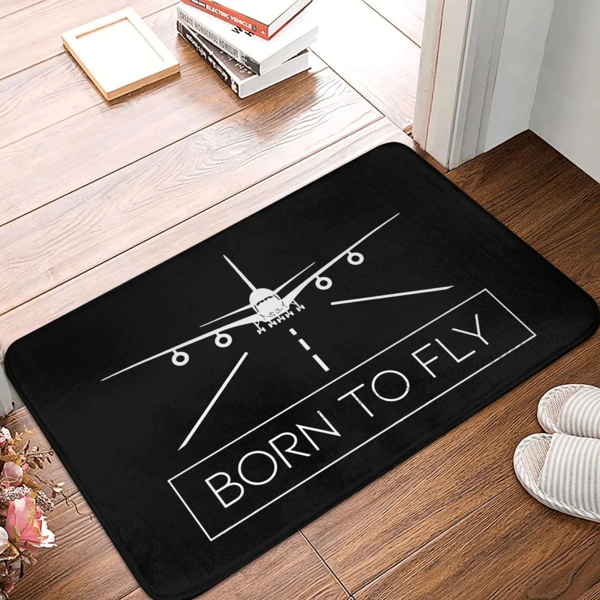 Alfombra De Juego Para Niños - Diseño Aeropuerto, 120x160 Cm, Suave Y Lavable