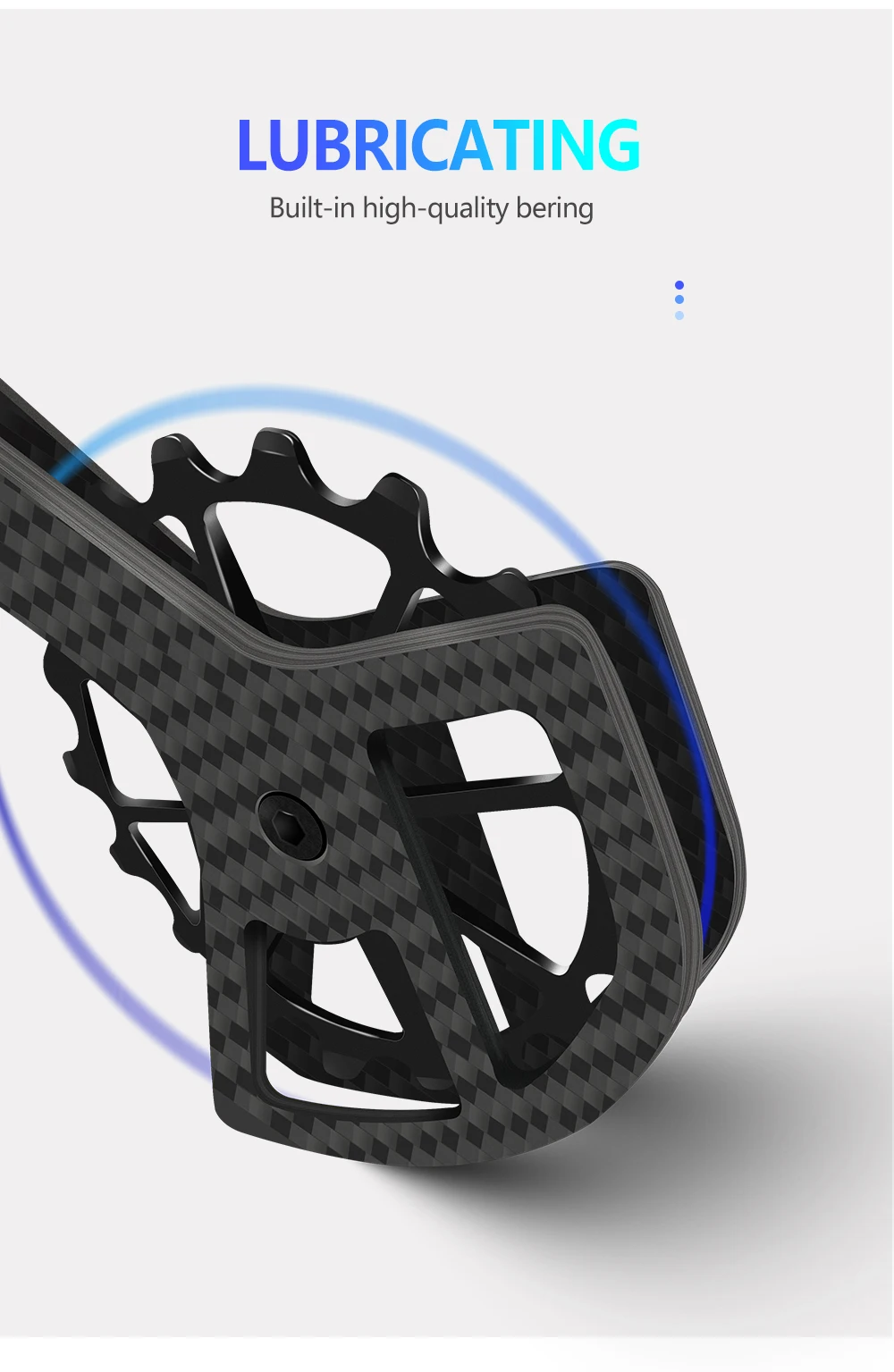 Description Picture 5 of itemBike Bicycle Ceramic Bearing Carbon Fiber Jockey Pulley Wheel Set Rear Derailleurs Guide Wheel 11 Speed 34T Ultegra DURA ACE