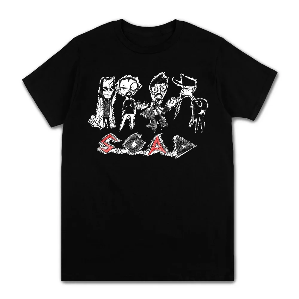 2022 Summer New T Shirt Cool Soads Band Kill Roks 'N Roll Album Cover Print Magliette Da Uomo Trendy Harajuku Casual Top Manica Corta