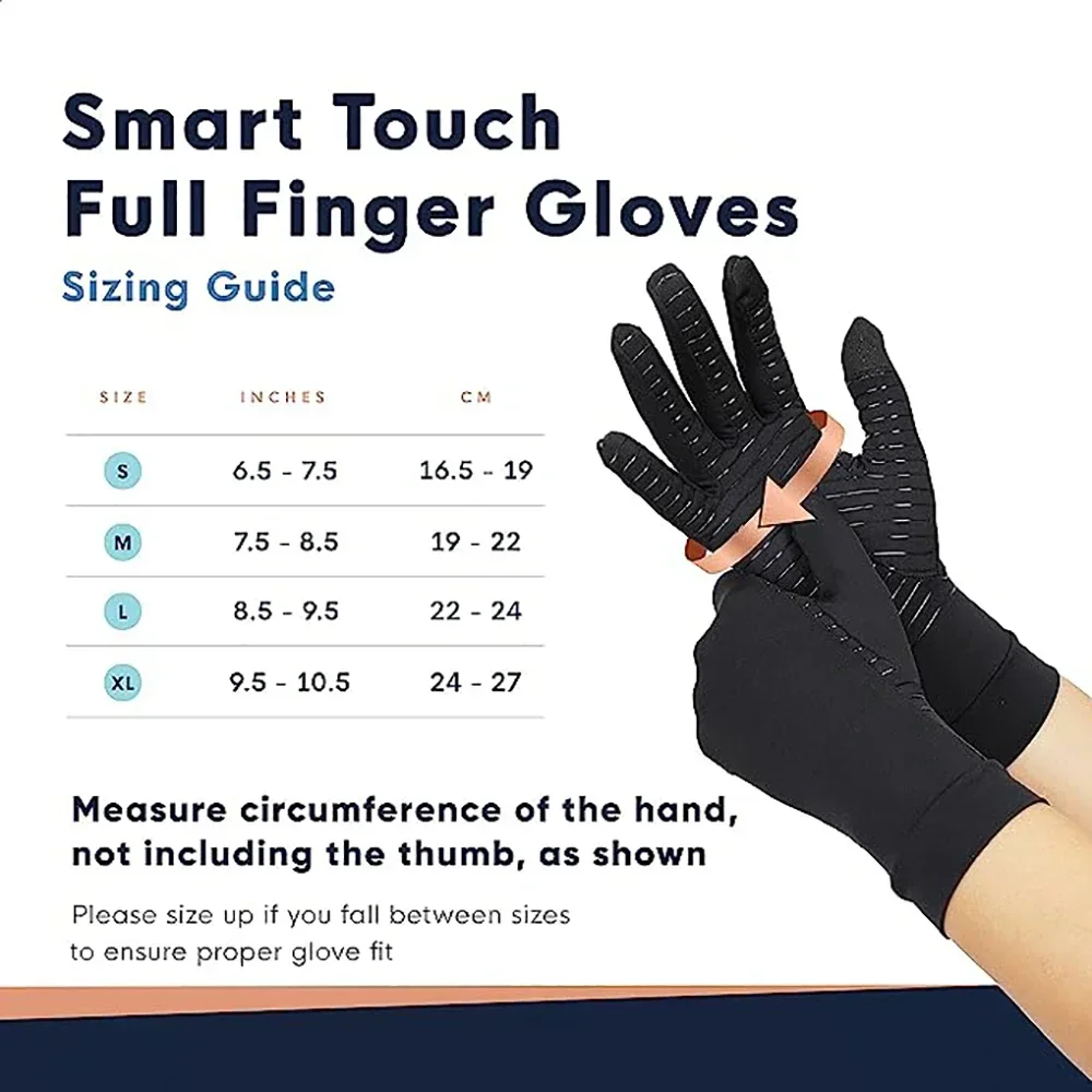 1/2 Pairs Black Women Men Copper Fiber Spandex Touch Screen Gloves for Running Sports Winter Warm Football Hiking Driving Glove 3