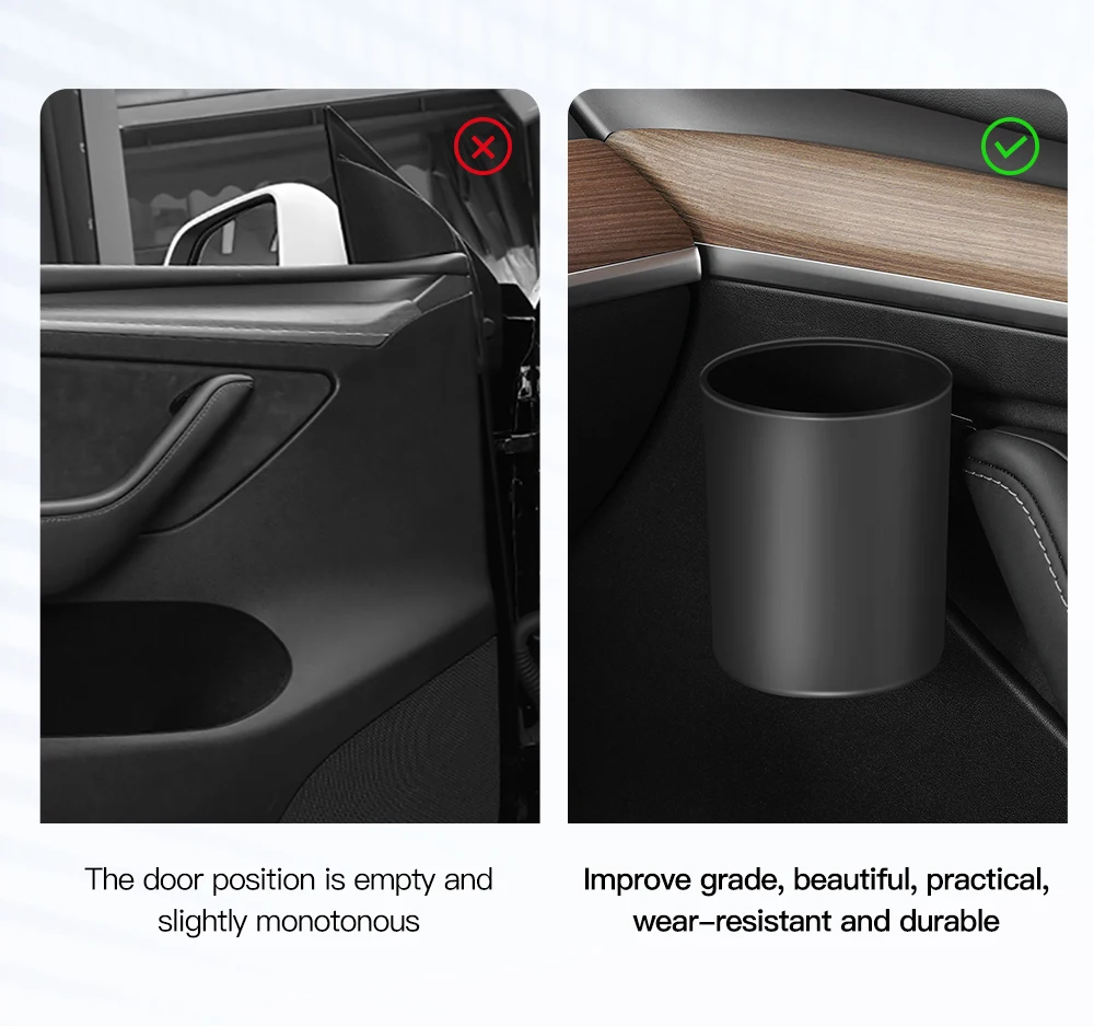 For Tesla Model 3 Y Juniper Highland 2025 Water Cup Holder Door Handle Coffee Dr