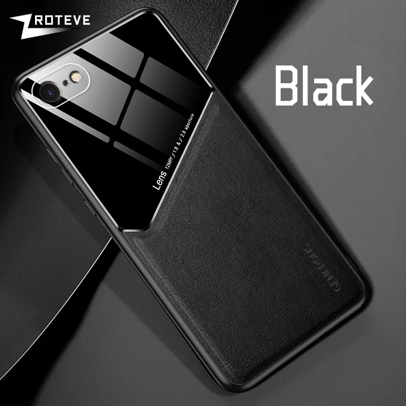 Zroteve Premium PU Leather Magnetic Hard Cover - Sleek Protective Phone Case