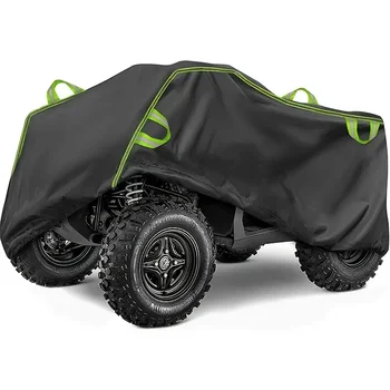 1pc All-Weather Motorcycle Cover - Dust, Water, Rain & UV Protection, Tear-Resistant Oxford Fabric for Four-Wheelers, Waterproof