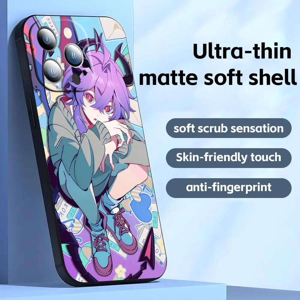 Genshin Impact Durin Shockproof Soft Black Phone Case