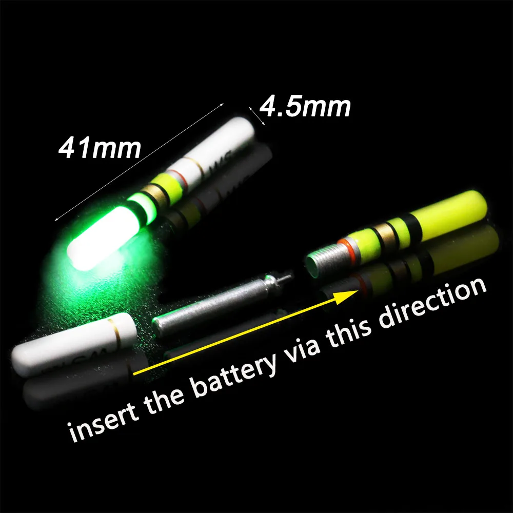 Rechargeable Light Stick Rod Luminous LED CR322 3V Lithium Battery USB Charge Fishing Float Tackle Night Bright Fluorescent Lamp