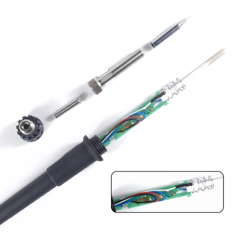 Soldering Iron Soldering Tool Soldering Iron Handle Replacement for GORDAK 968D 968A 968 952 952A 952B 868A 868D 868 936A 938A 8586D Rework Solder