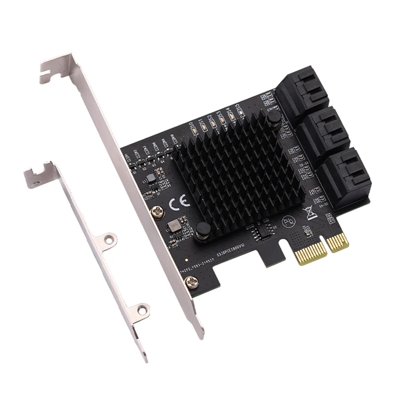 

NEW Chi a Mining Add on Card SATA PCI-E Adapter PCI Express X1 Expansion Card PCI E PCIE SATA Multiplier PCIE to SATA Controller