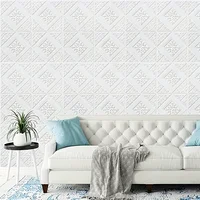 20pcs 3D Ceiling Wallpaper self adhesive wall decor Waterproof foam Design Sticker for bedroom wall sticker paper 6