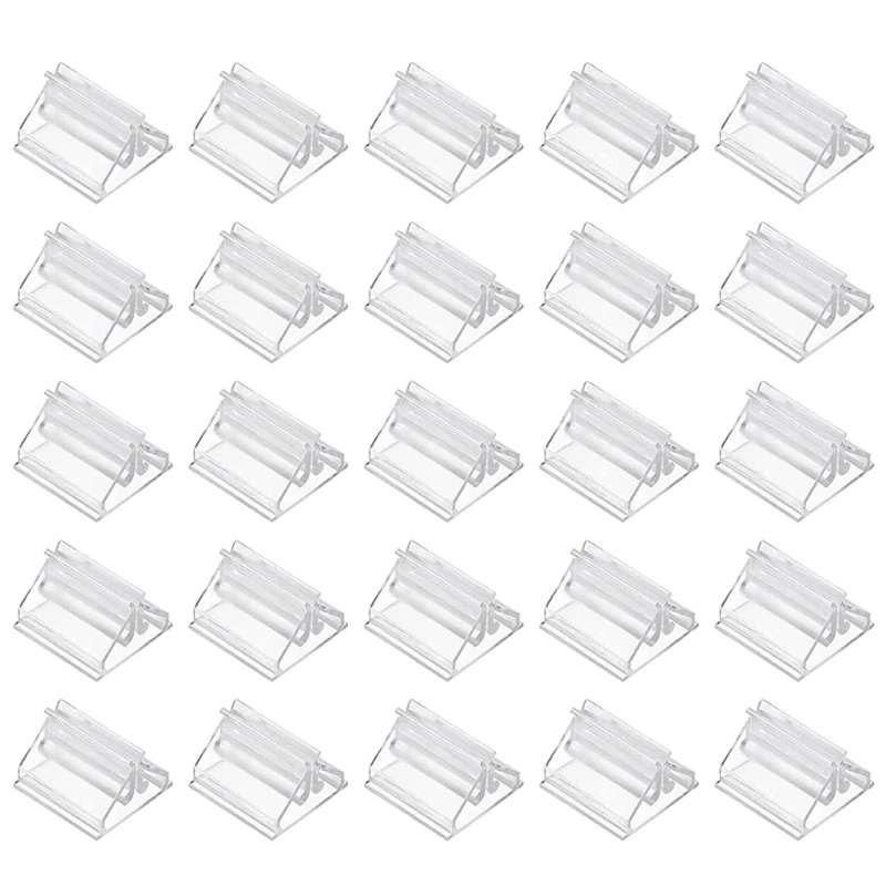20x/Set Transparent Place Cards Holders Playing Card Holders Plastic Sign Stand Photo Menu Labels Stand Dropsale