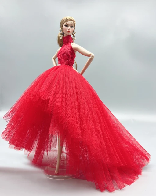 Ropa de muñeca Barbie para niños, vestido de novia de cola de pez de alto accesorios de muñeca Barbie, vestido de juguete para niños, 1/6 ", 11,5 _ - AliExpress Mobile