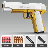 M1911 Soft Bullet Toy Gun Shell Ejecting Foam Bullet Pistol Blasters Outdoor Game for Christmas Birthday Gift for Boys Girls 1
