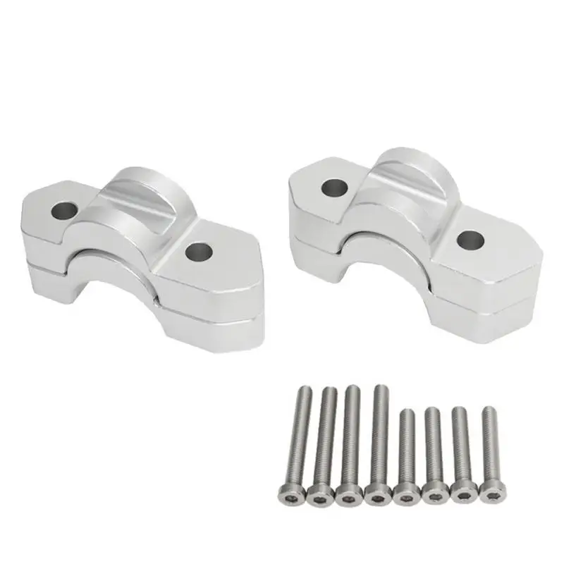 

Motorcycle Handle Bar Riser Motorcycle handlebar riser clamp aluminum Handlebar Riser Drag Handle Motocross Heightening Clamp