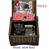18 NOTE wind up mechanical Snow fairy from Fairy Tail Music Box for anime fans friends birthday gift home office decoration 6