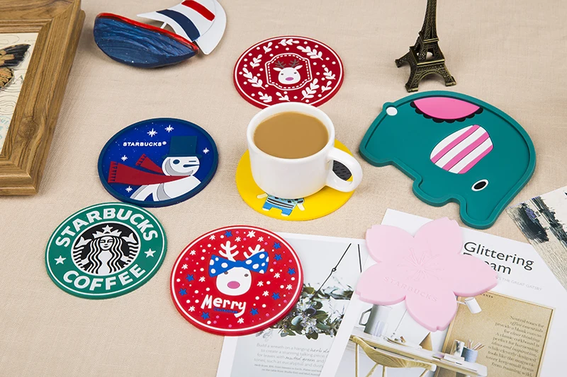 Factory Custom Soft PVC Rubber Silicone Coasters Customization 3D Custom Silicone Rubber Coaster Cup Mat Coaster Silicone Sofa 18 S2326a25bb6aa4fa28b8dbdb06cb5f874y