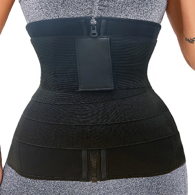 SEXYWG Women Waist Trainer Belt Fat Burning Sauna Belt for Weight Loss Waist Cincher Belly Shapewear Belt spanx underwear