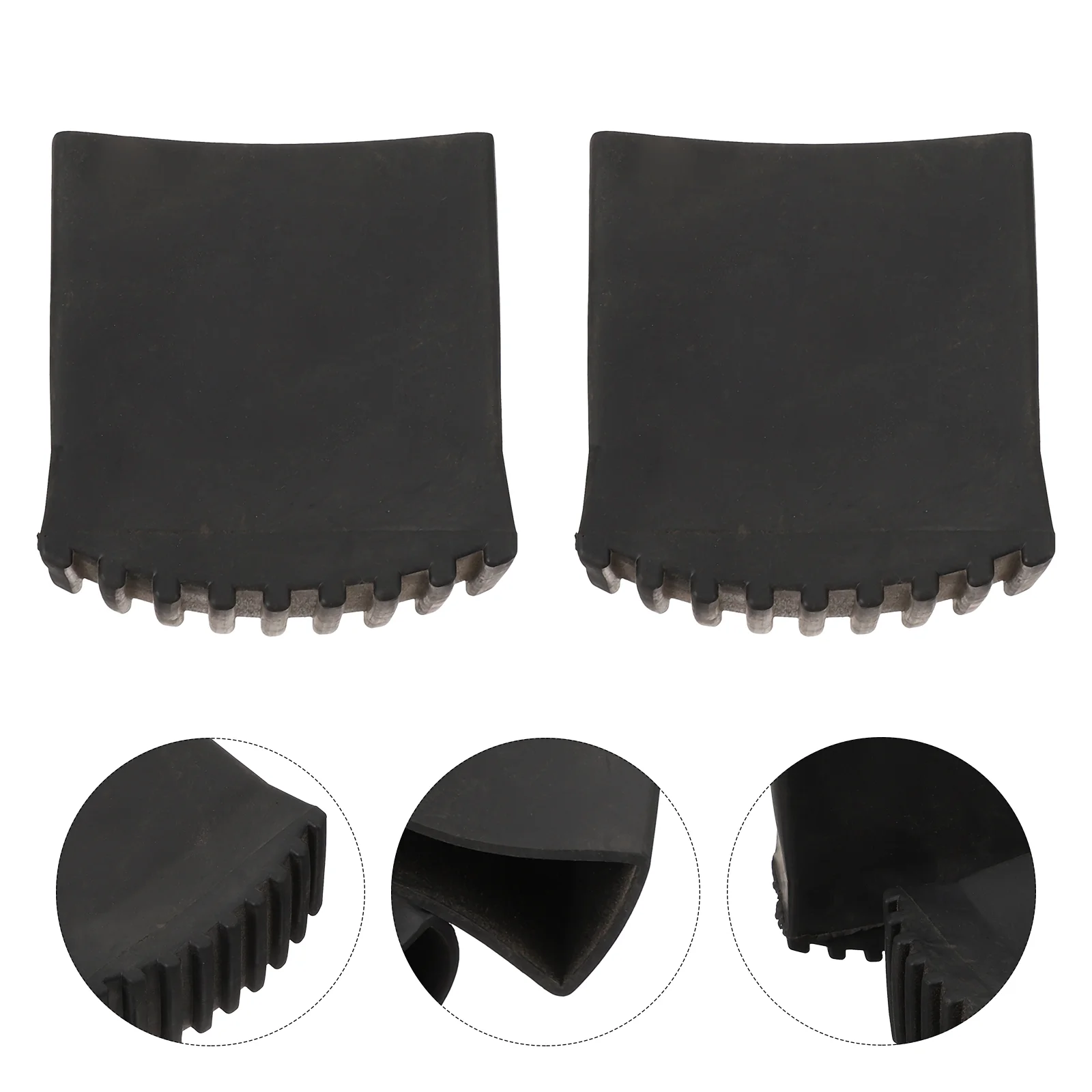 

2Pcs Ladder Feet Rubber Pads, Ladder Feet Non Rubber Pads Cover Ladder Replacement Step Ladder Accessories
