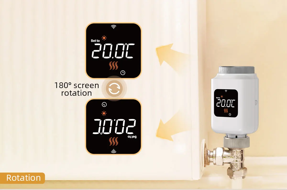 Tuya Smart Zigbee3.0 TRV Thermostat Radiator Actuator Valve App Smart Life Remot